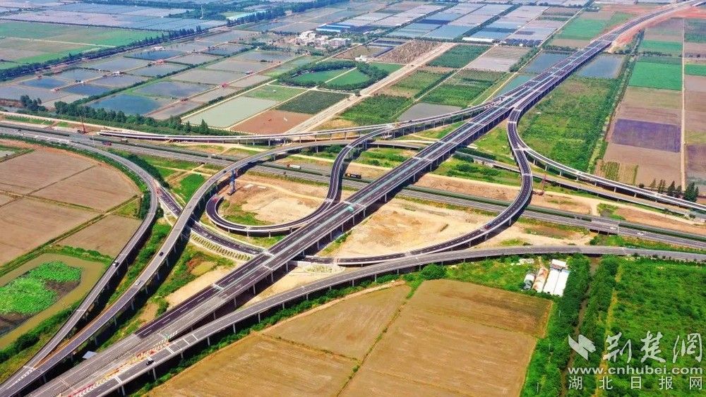 硚孝高速二期工程02。來源：湖北日?qǐng)?bào).jpg.jpg