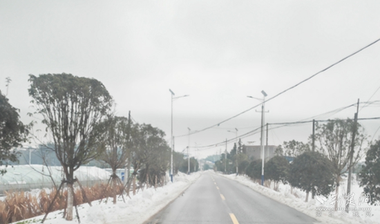 省道S356董家垅-朱新線路口9.3公里，都清理到邊，路面不見雪 高橋鎮(zhèn).jpg